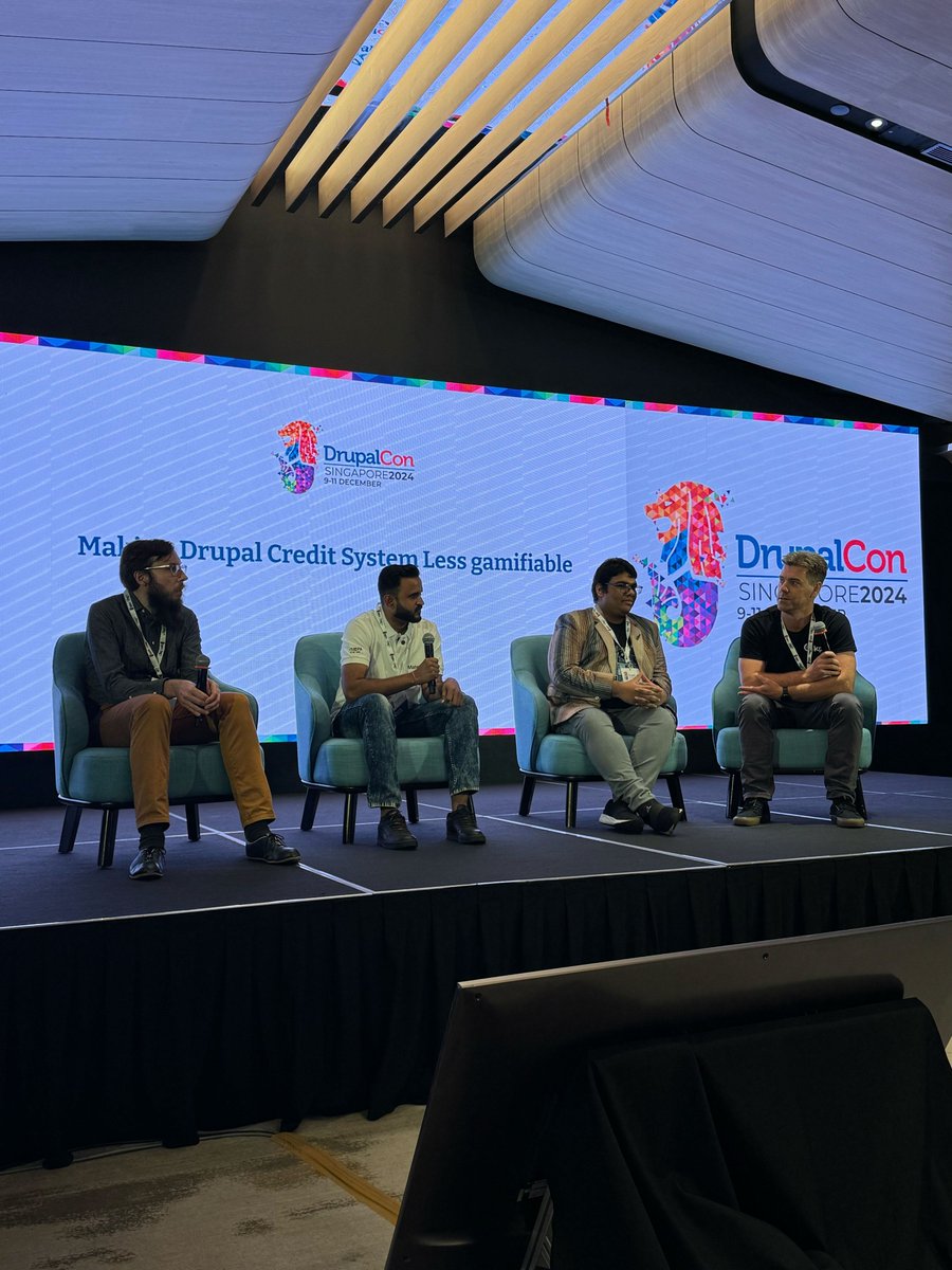 PNXer Lee Rowlands joined the panel session 'Making the Drupal Credit System Less Gamifiable' at #DrupalConAsia
#Drupal #DrupalCredits #Gamify #Contribution #OpenSource