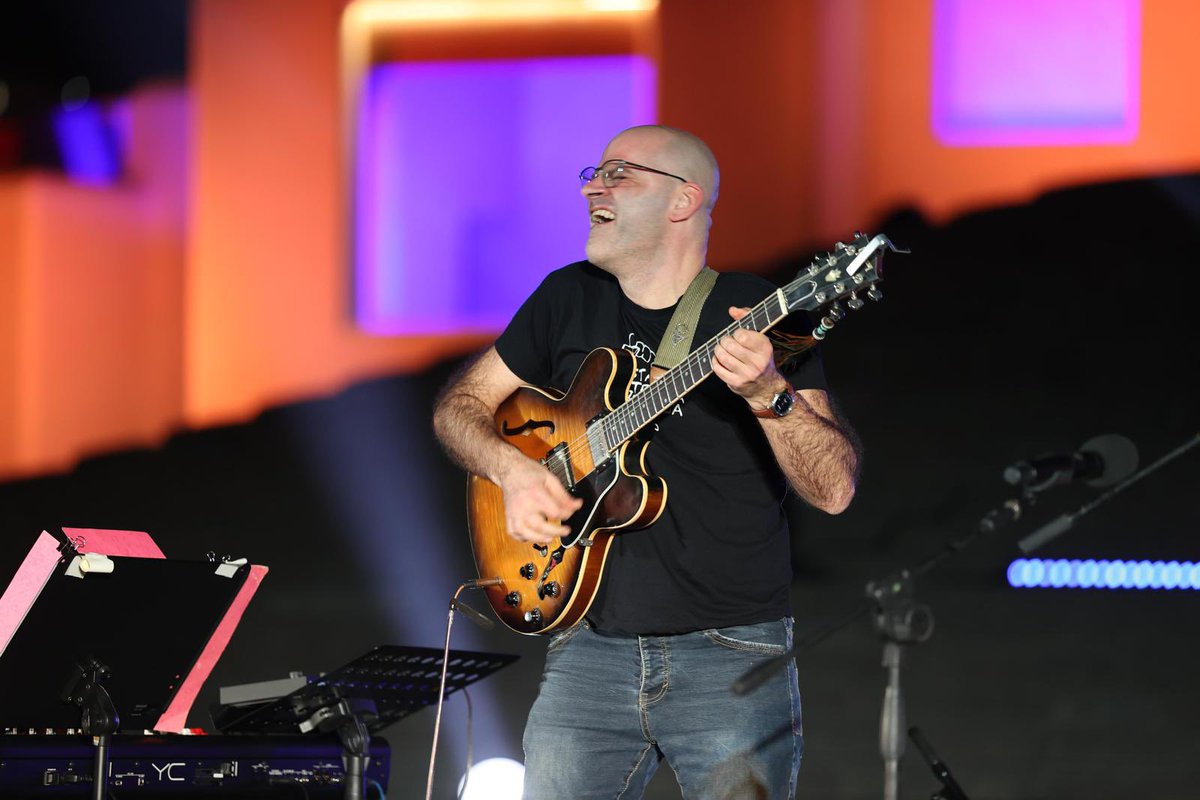 ifqdoha's tweet photo. 🎷 Last Saturday night, the band Electric 4tet captivated the audience at the 🇪🇺Jazz Festival in @kataraqatar. It was an unforgettable evening of sharing, driven by the energy and creativity of distinctly modern jazz. @EUinQatar @FranceauQatar https://t.co/oQiIMWbrkN