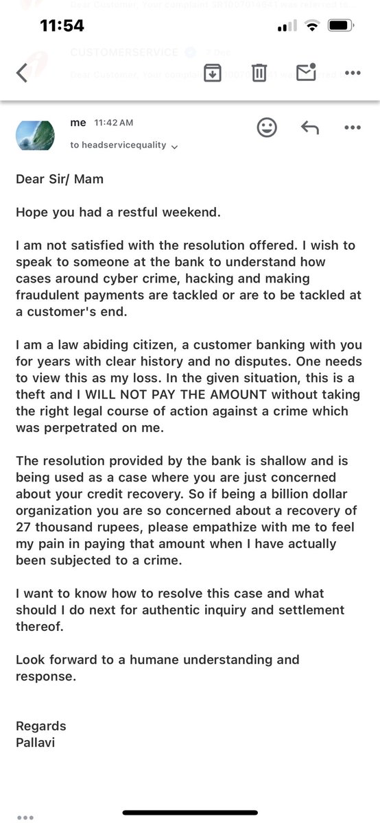 BarMan2901's tweet photo. @ICICIBank_Care I wish to document this entire journey of mine - which starts with convincing my @ICICIBank that I have been faced with a crime and I DONT WISH TO SETTLE THIS ANOUNT WITHOUT FIGHTING FOR JUSTICE. Stop focusing only on credit recovery- help a distressed customer @Cyberdost https://t.co/G3havUg0b6