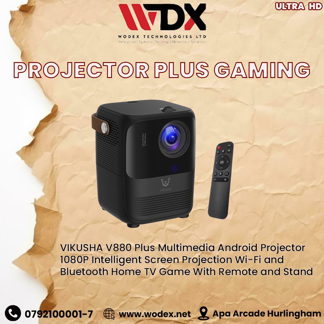 WodexTech's tweet image. 🎮✨ Level Up Your Gaming with a Projector!

🌟 Immerse yourself in epic gameplay on a giant screen with crystal-clear visuals and vibrant colors.
📞 Call us: 0792100001-7
📍 Wodex - Your Gateway to Ultimate Gaming.
#TechInnovation #gaming #gamingprojector #wodex