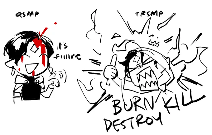stupid doodle from yesterday bc i just found it really funny 