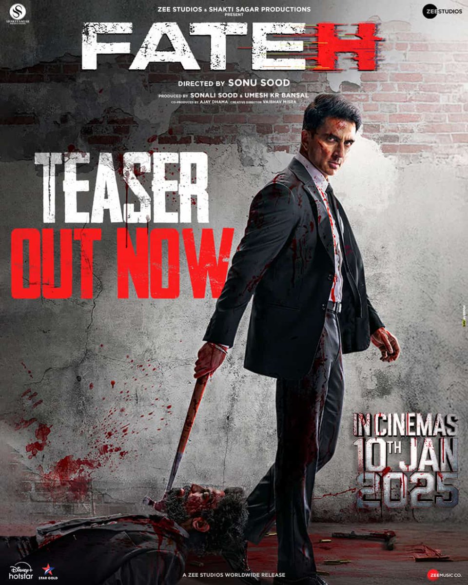 bravo7781's tweet photo. #Fateh 🪓Teaser Out Now 🔥
Releasing in cinemas on 10th January. 

https://t.co/iRwKDIjqWs

Starring @SonuSood @Asli_Jacqueline #NaseeruddinShah #VijayRaaz @jdelhi10 Produced By @ZeeStudios_ #SonaliSood @ShaktiSagarProd #AjayDhama .

#UmeshKrBansal #AnjaliRaina @bhumika_tewari https://t.co/zwDQbX7bSC