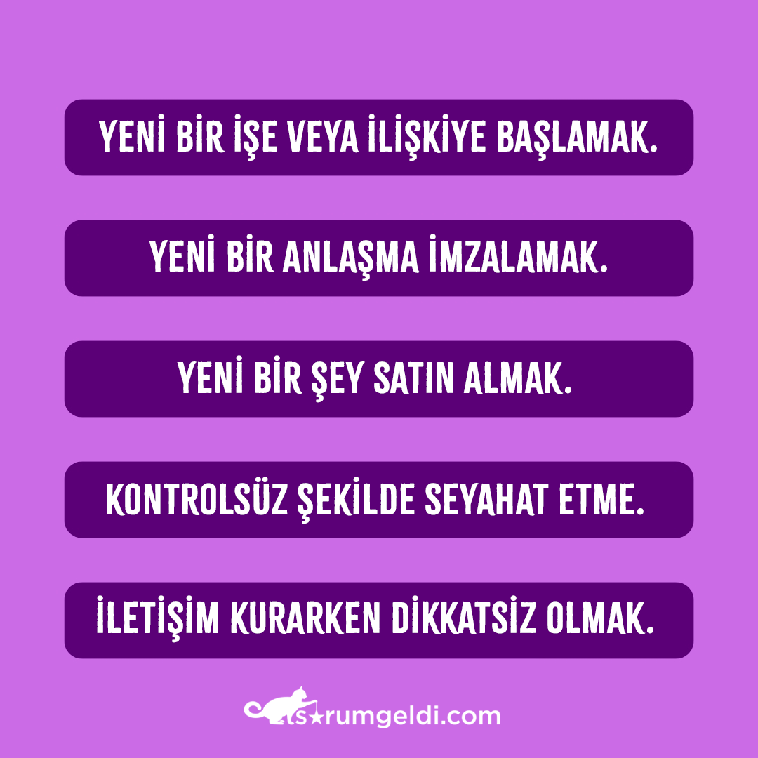 sorumgeldicom's tweet photo. Merkür retrosu boyunca dikkat etmen gerekenleri senin için derledik. 17 Aralık’a kadar bu önerilerimizi göz önünde bulundurmayı unutma! 🌟

#sorumgeldi #sorumgeldicom #astrology #burçlar #astroloji https://t.co/eg2WIHO3PC