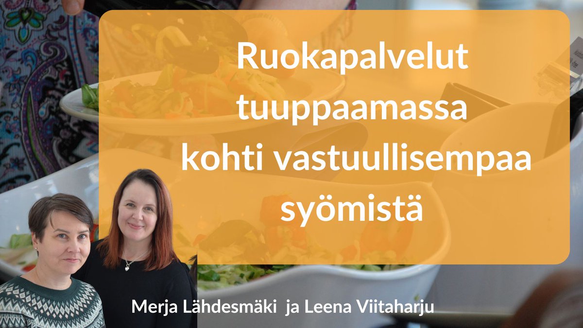 Epanet-verkosto (@epanetverkosto) on Twitter photo Ruokapalveluilla on merkittävä rooli suomalaisten vastuullisten ruokailutottumusten edistämisessä. epky.fi/epanet/epanet-…
#ruoka #ruokapalvelut #vastuullisuus #kestävyys #syöminen #ruokailutottumukset <a href="/Ruralia_UH/">Ruralia-instituutti</a> Ruokapalveluilla on merkittävä rooli suomalaisten vastuullisten ruokailutottumusten edistämisessä. epky.fi/epanet/epanet-…
#ruoka #ruokapalvelut #vastuullisuus #kestävyys #syöminen #ruokailutottumukset <a href="/Ruralia_UH/">Ruralia-instituutti</a>
