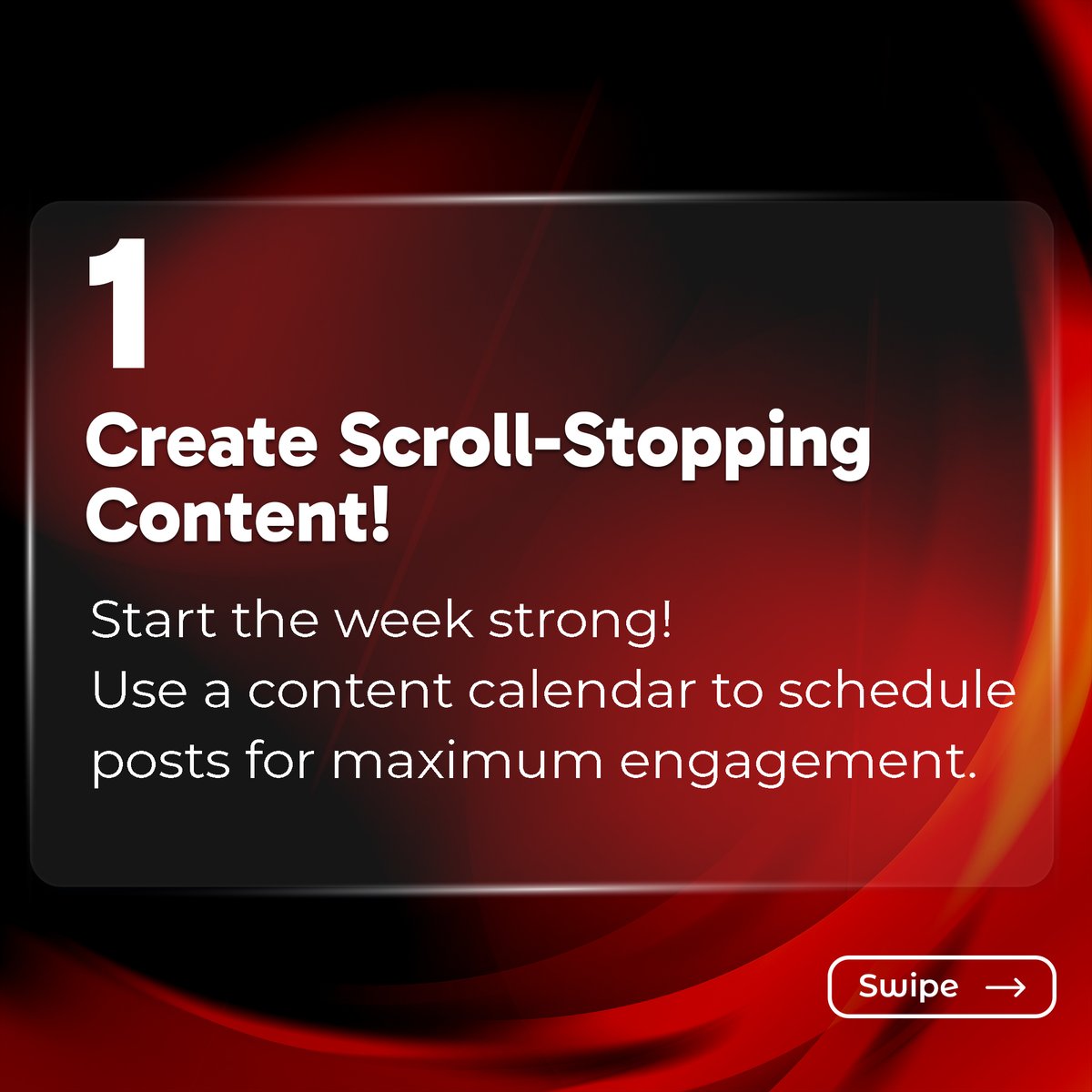 RazoadsS's tweet photo. 📷 Happy Monday! Start Your Week Strong 📷
Want to grow your brand and boost sales this week? Swipe 📷 for 5 expert tips that will keep you ahead of the game. From content creation to tracking your success, we’ve got you covered!
#razoads #Marketing https://t.co/Ln4UnQIubp
