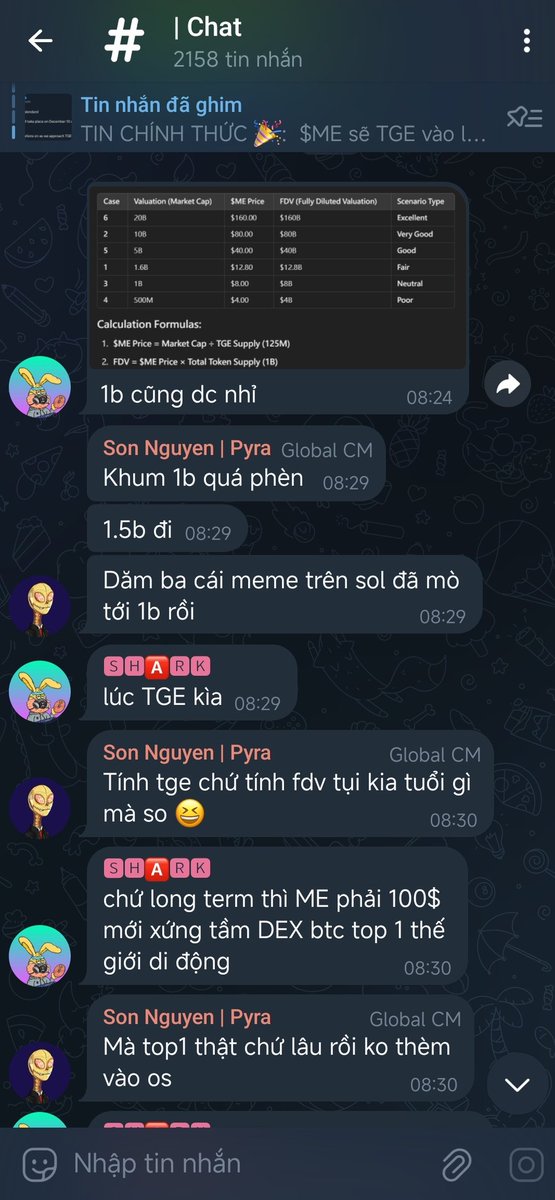 LightDra307's tweet photo. @MagicEden @MEFndn
$ME sắp giao dịch được rồi anh em ơi. Các cao nhân trong group đang đếm cua airdrop rồi nè, nhiều kiến thức bổ x, event lắm á
Tham gia ngay nha: https://t.co/rhTXKUTWLC https://t.co/xe2cDs0EKj