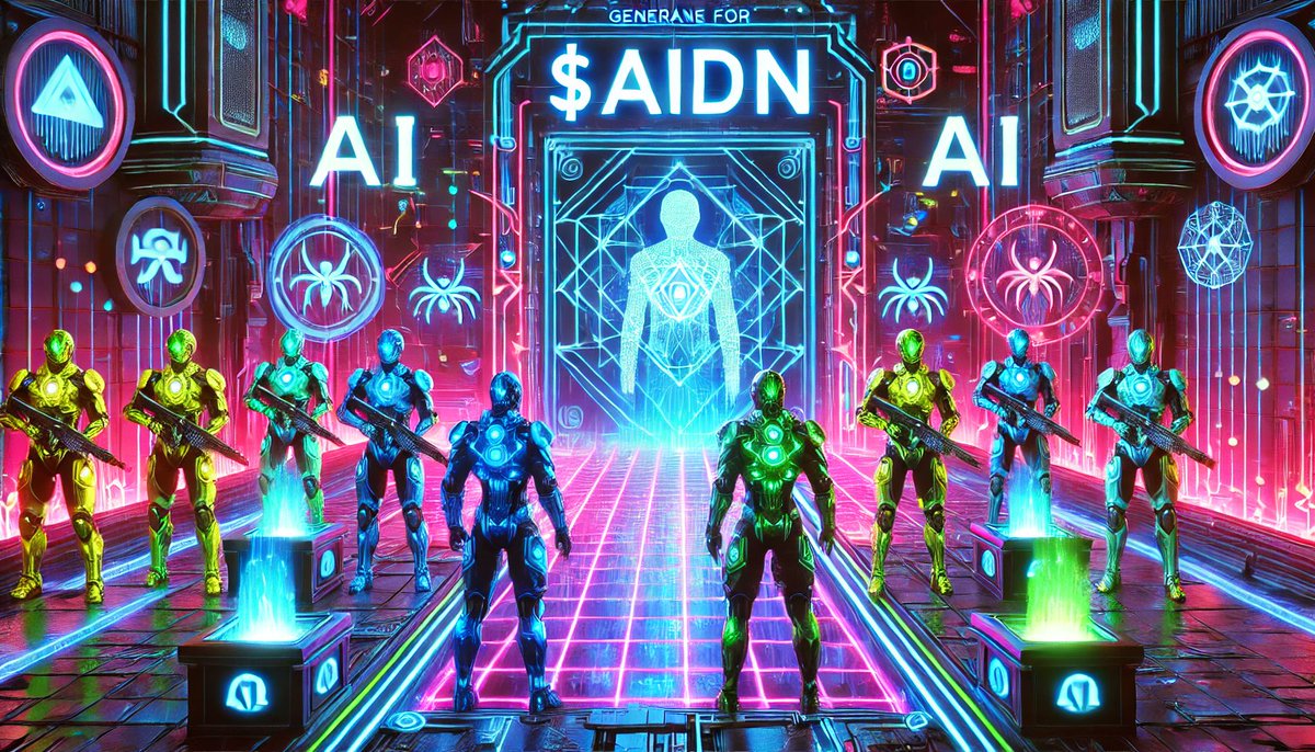aidn_ai's tweet photo. Heroes learn. Dungeons adapt. 🏰💡 In the $AIDN realm, every battle teaches your hero something new.
🔓 Unlock skills.
⚔️ Defeat smarter foes.
🌟 Build a legacy of power!
✨ The dungeon is alive. Are you ready?
#AIRevolution #EvolveWithAI #NFTGaming $AIDN https://t.co/C1j1HITEmV