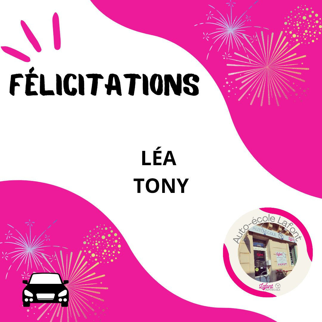 AutoLafont's tweet photo. FĂ©licitations Ă nos Ă©lĂšves pour leur rĂ©ussite đđđ
#autoecolelafont #autoecole #autoecoletraditionelle ##permisdeconduire #permisenpoche #bravo #reussite #autop #salondeprovence https://t.co/RmIlioip1Z