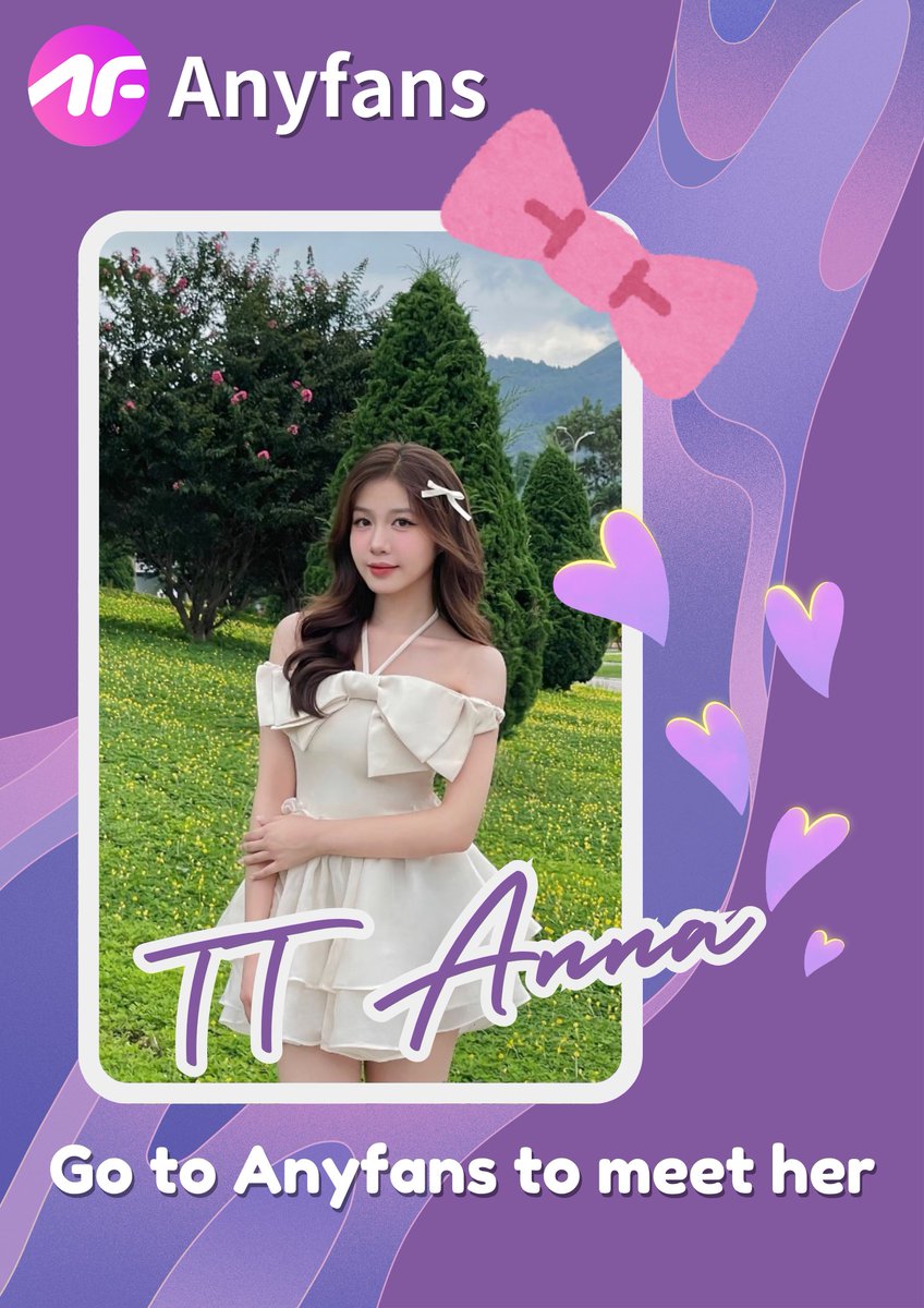 AnyfansOfficial's tweet photo. Today TT Anna is on #Anyfans
Are you already #mesmerized by her #beauty 😘?
Come to #Anyfans to get to know her 🥰
Here is her #homepage link🔗, go and get to know her better🌟
👉https://t.co/G33KoyM5Av https://t.co/ZsMLAx70I7