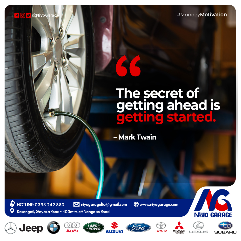 NiyoGarage's tweet image. Monday Reminder: The secret of getting ahead is simply getting started. Let&apos;s make this week count! 💪 #HappyNewWeek #mondaymotivation #getstarted #keepmovingforward #niyogarage #Yaka
