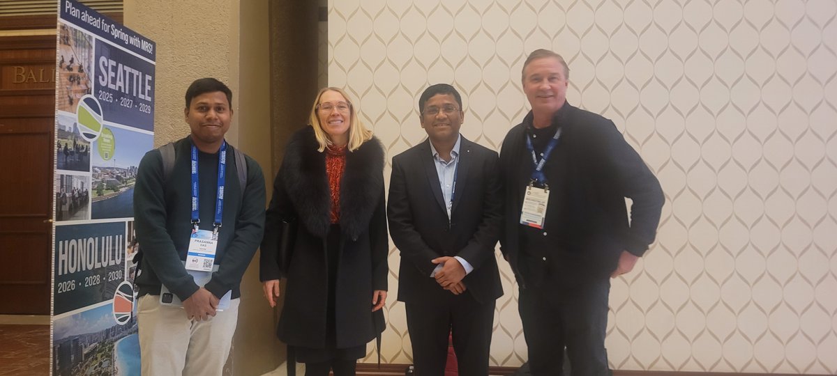 From Invited talk to Chairing a Session, meeting Mentors, Advisors, Collaborators, Friends and making new friends- MRS Fall 2024 meeting at Boston was an wonderful heartwarming experience.