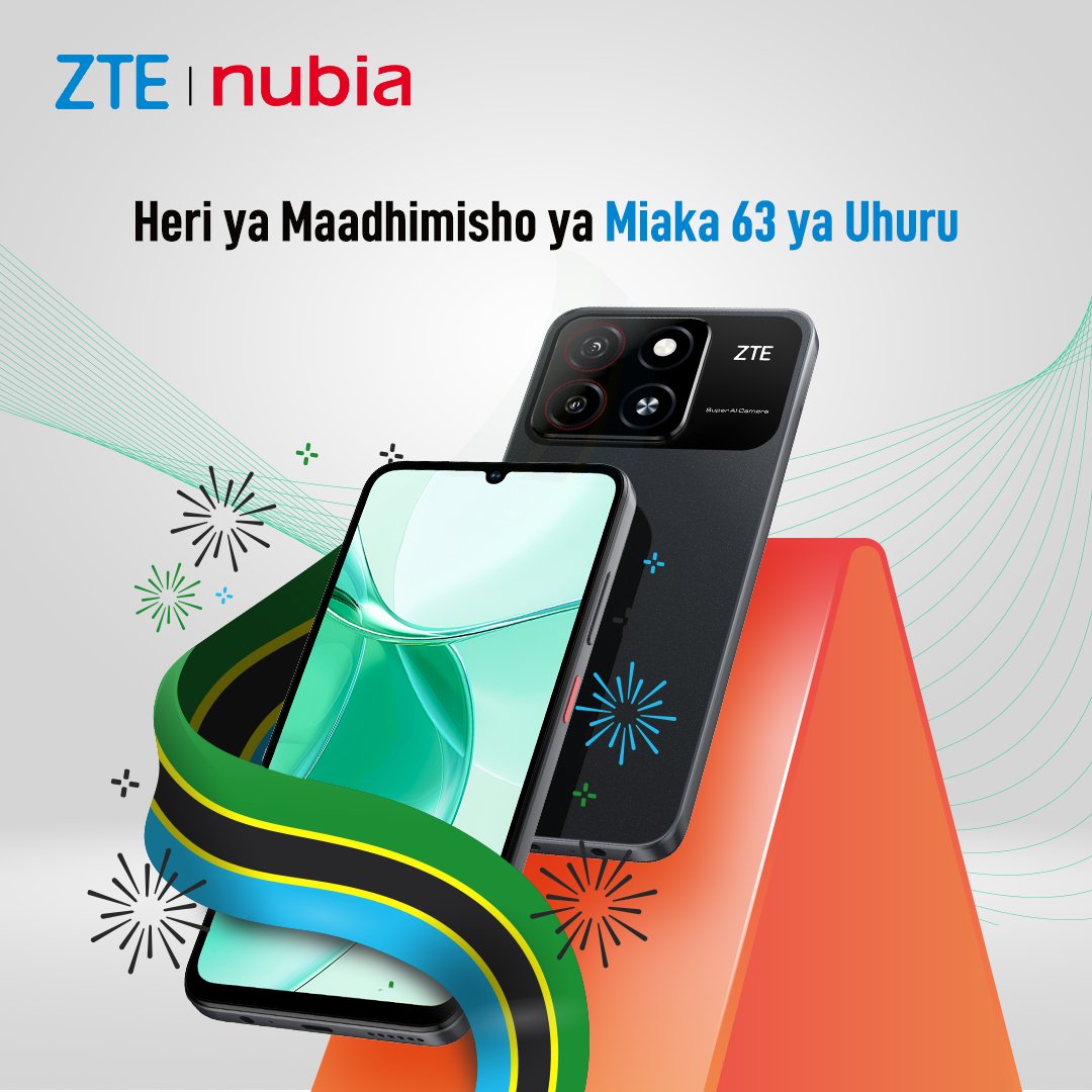 ZTE_Tanzania's tweet image. Tunawatakia Maadhimisho Mema Ya Siku Ya Uhuru!!
#ZTETanzania
#BetterForAll