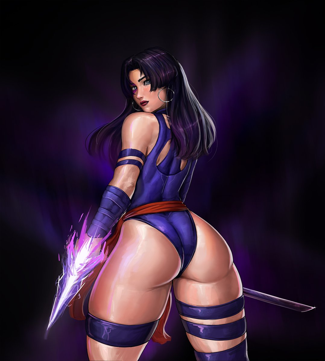 happi_jack's tweet photo. Hela and Psylocke sketch #MarvelRivals https://t.co/RAt0ppypHp