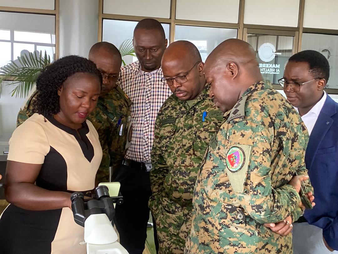 AI_HealthLabMak's tweet photo. #TBT
We were pleased to host representatives from the UPDF Joint Medical Services last week.

We had the opportunity to showcase our work in disease diagnosis and discuss its potential to support national-scale disease surveillance efforts. https://t.co/uUYXSPwSGH
