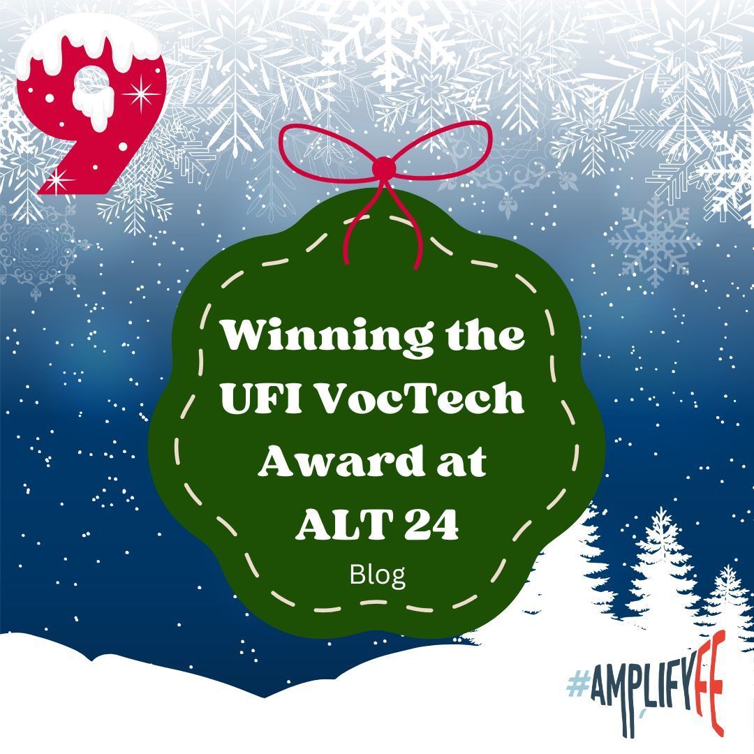 AmplifyFE's tweet image. On #25Days of AmplifyFE day 9 we feature 1 of our many blog posts. This blog from @A_L_T / @UfiTrust #Voctech Award winning @ZoeRTierney whose team have used Crdl to create interactive soundscapes for wellbeing #AmplifyFE buff.ly/4eNTjuU