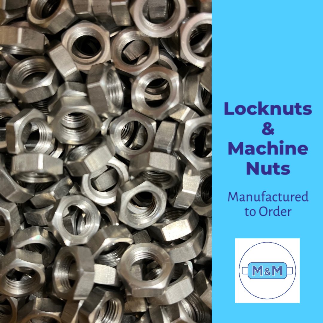 MMTurnedParts's tweet photo. 👌 M&amp;M are specialists in manufacturing locknuts and machine nuts to customer specification ☑️ 🇬🇧 #locknuts #machinenuts #steel #brass #specials #quality https://t.co/bIvF2Sp97D