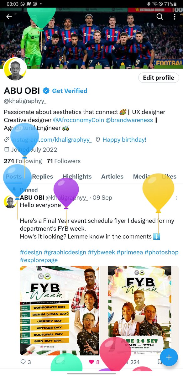 khaligraphyy_'s tweet photo. Got balloons today...
Say a prayer🙏 https://t.co/RSWiVjLZ58