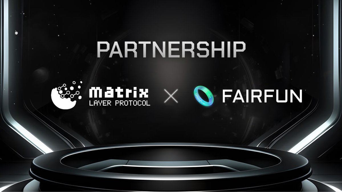 Matrix_MLP's tweet photo. 🚀Excited to announce a new partnership with @fairfunmeme !
⚡️Fairfun's PVE based approach empowers meme projects to thrive and drive the evolution of the meme ecosystem!
💎Share your BSC address for a chance to win 1 of 10 Matrix NFTs!
#Web3 #MatrixLayerProtocol #DeFi https://t.co/zn4ld88ofV