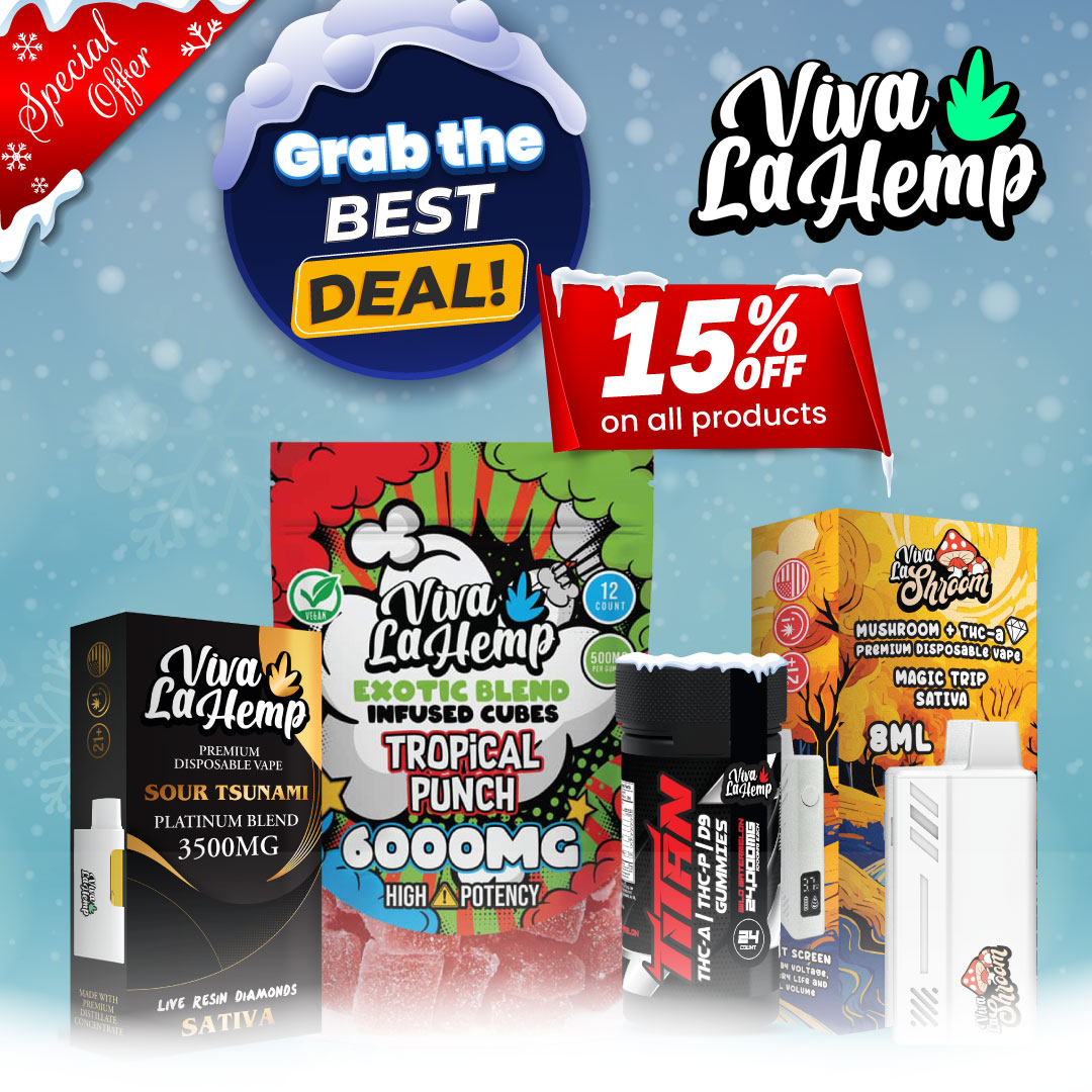 Vivalaglobe's tweet photo. Winter just got warmer with our 15% OFF on all products❄️✨! From infused cubes to premium vapes, there's something for everyone. Grab the best deal and elevate your season today!

#WinterVibes #vivalaglobal #SeasonalSavings #infusedcubes #premiumvapes #vapelife #holidayvibes https://t.co/Eek9ml4ywz