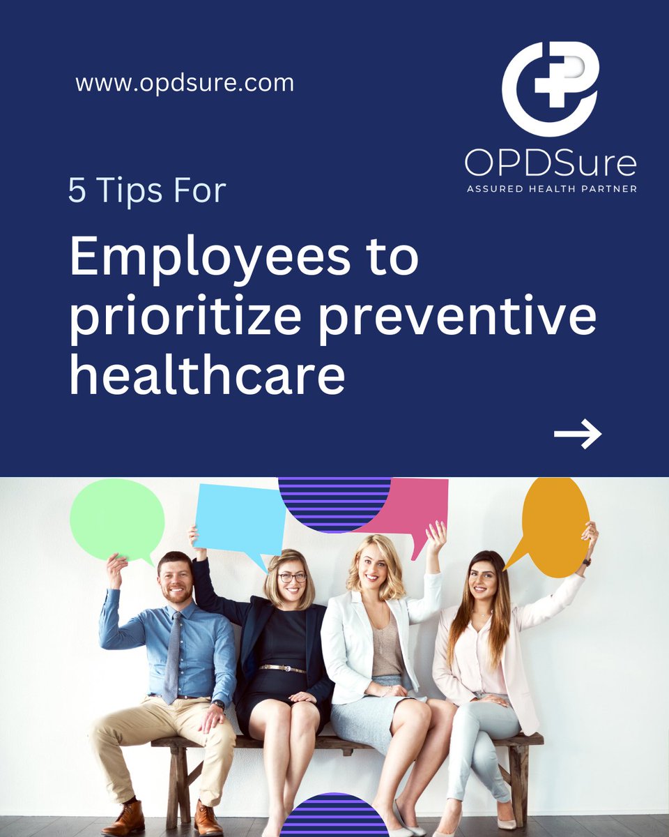 OpdSure's tweet photo. 🌟 5 Tips for Boosting Employee Health and Wellness 🌟
Let’s work together to build healthier and happier teams! 💪🌱

#EmployeeWellness #HealthAndWellness #PreventiveCare #WorkplaceWellness #MentalHealth #HealthAtWork #EmployeeEngagement #WorkLifeBalance https://t.co/yYujjPOHEI