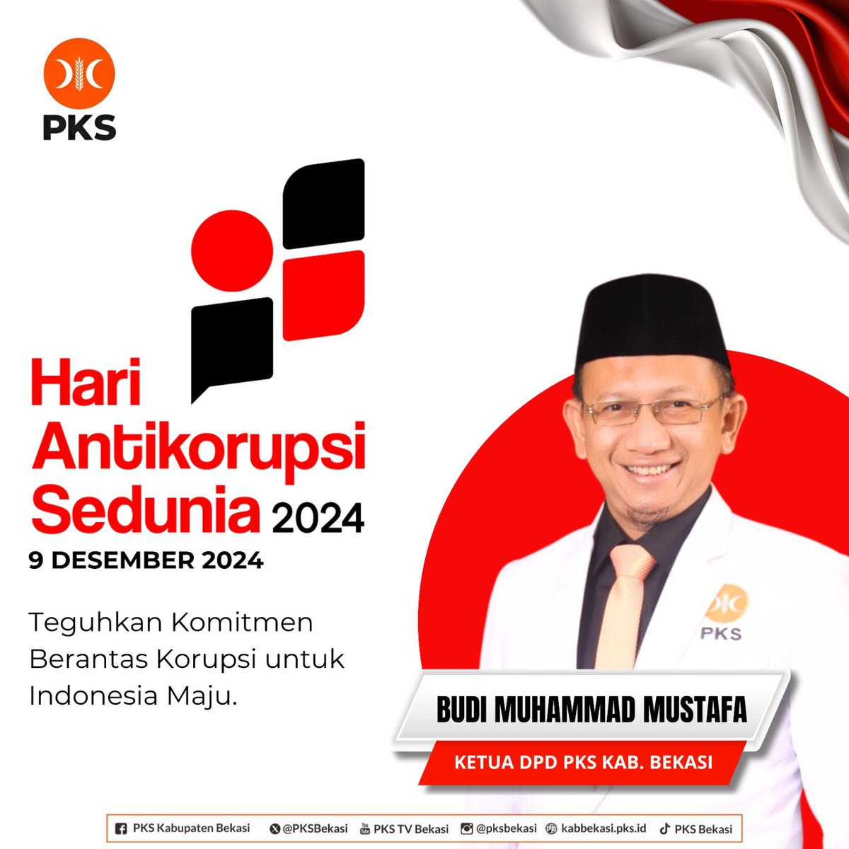 Hari Antikorupsi Sedunia atau Hakordia diperingati pada tanggal 9 Desember. Peringatan Hari Antikorupsi Sedunia setiap tanggal 9 Desember adalah dalam rangka sebagai bentuk komitmen dunia dalam melawan korupsi.