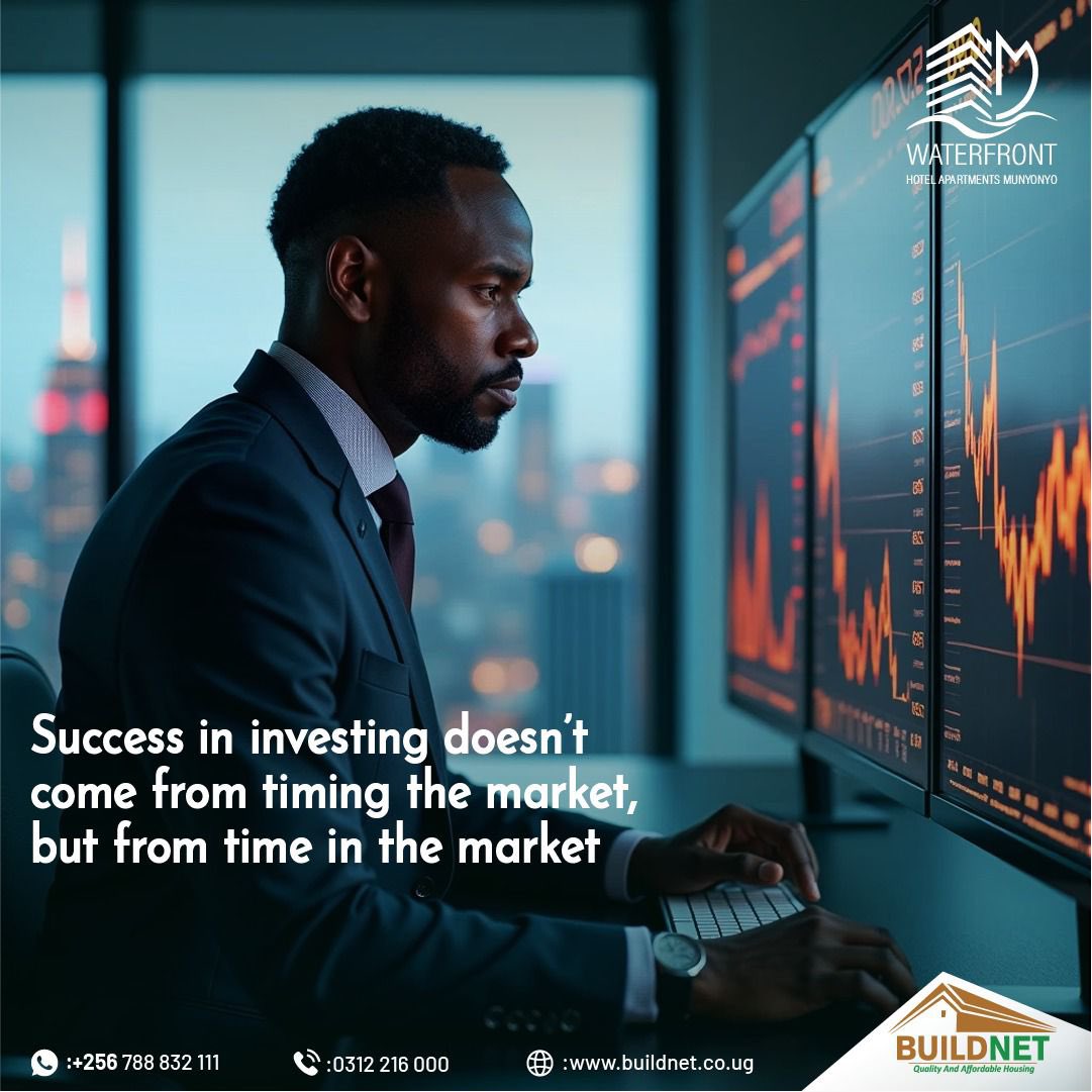 BuildnetUG's tweet photo. True wealth is built with patience not perfect timing. Allow your investments to grow over time and let compounding work it’s magic. #TimeisValue #MondayMotivation https://t.co/cDU0GxmB1M