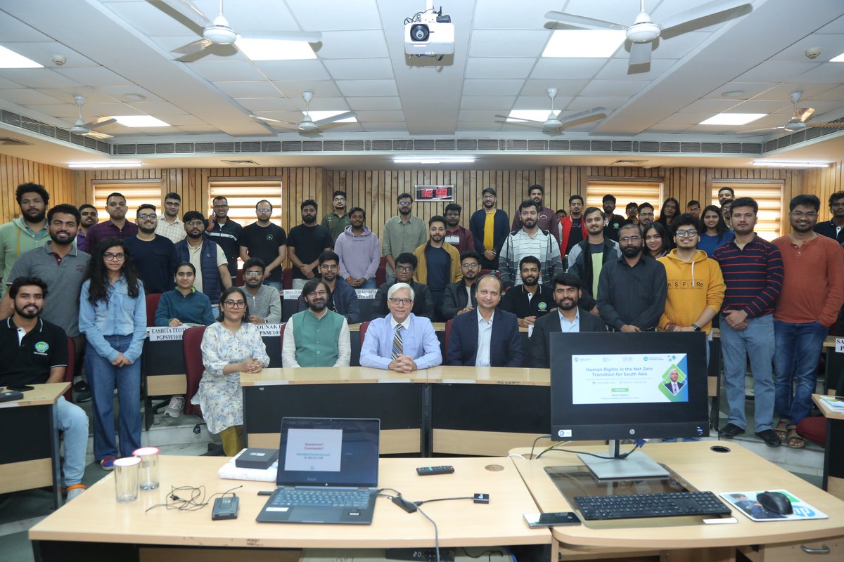 IIML's tweet photo. IIM Lucknow’s PGPSM program recently hosted an insightful session in its Leadership Talk Series. Mr. Bharat Wakhlu, Ex-Group Resident Director, Tata Sons Ltd., and Founder and President, The Wakhlu Advisory, shared his expertise on #HumanRights in the #NetZeroTransition. 

#IIML https://t.co/eTGCYoypMZ