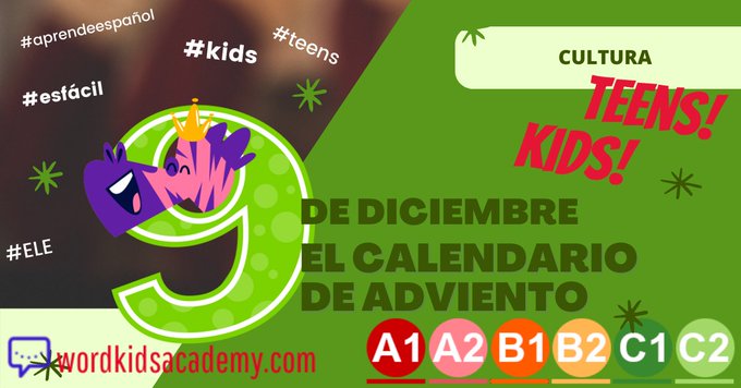 👩‍🦰 -¿Oye, has mirado ya el #CalendarioDeAdviento? 
🧒-Sí, ¿aún no?  
👩‍🦰-Te doy una pista, te explica la historia de algo que haces siempre el día de #Navidad 🔗👉 bit.ly/3EYfLRF

#NavidadEsAlegria #ELE #TwitterELE #cursos #español #online #niños #Jóvenes