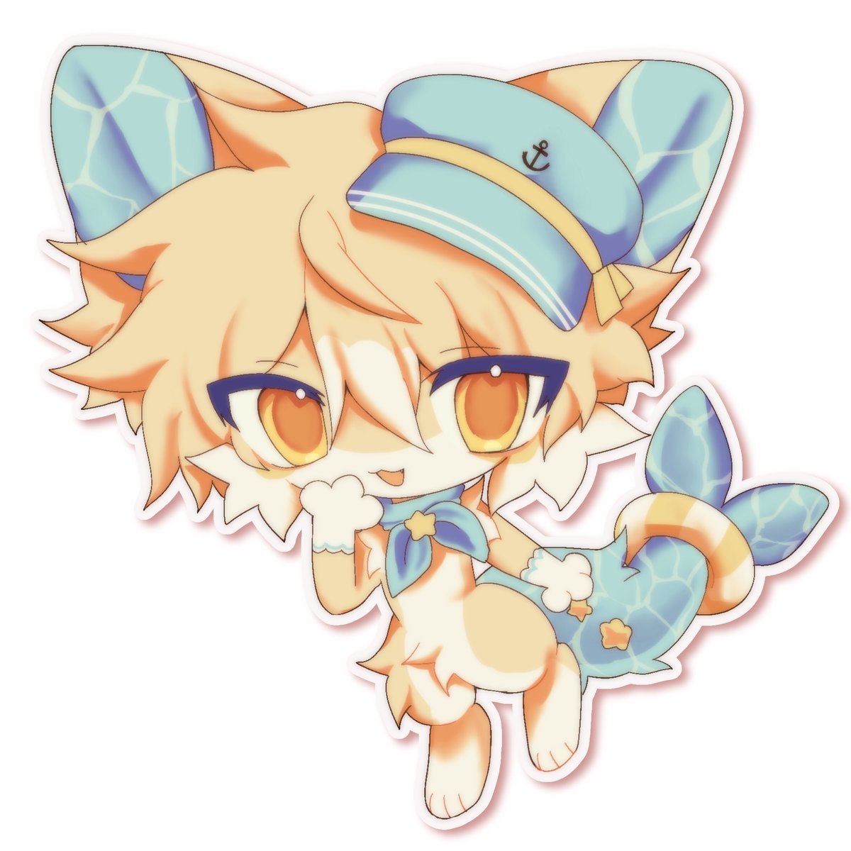 I love drawing chibies (not my character #furryart