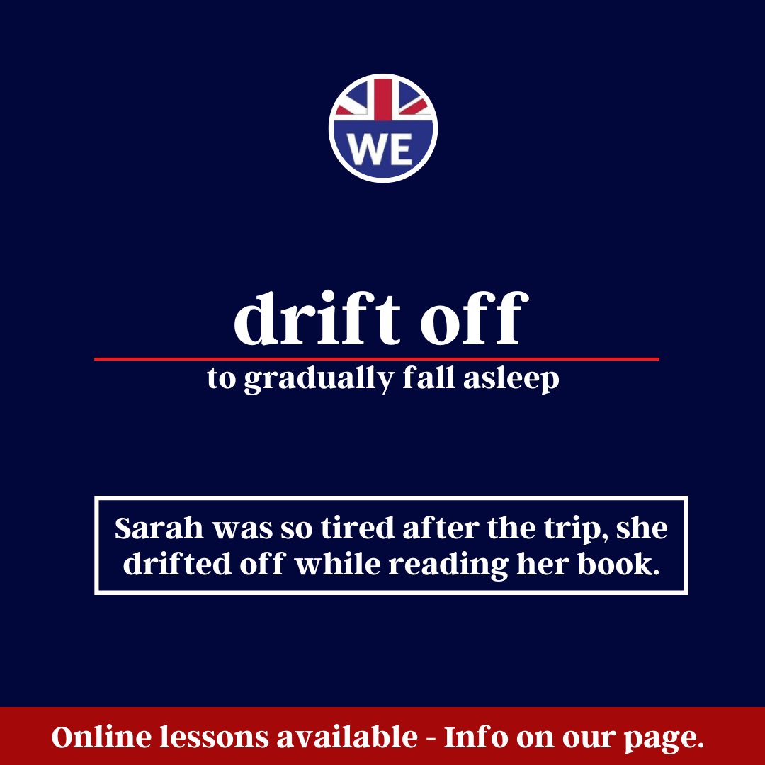 Let’s learn the phrasal verb ‘drift off’.

As one gets older, drifting off becomes more common.💤