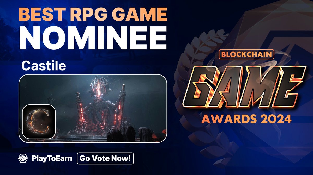 Castileofficial's tweet photo. 🎉 We're thrilled to share that #Castile has been nominated for Best RPG Game in the @PlayToEarn Blockchain Game Awards 2024!

This incredible milestone wouldn't be possible without the unwavering support of our amazing community! Thank you! ❤️

Now, let's take it to the next level. Cast your vote for Castile and get a chance to win a PS5 🎮 and $USDT 💰rewards. 
https://t.co/nixiu64Bot

Let's make history together! 🔥🔥🔥