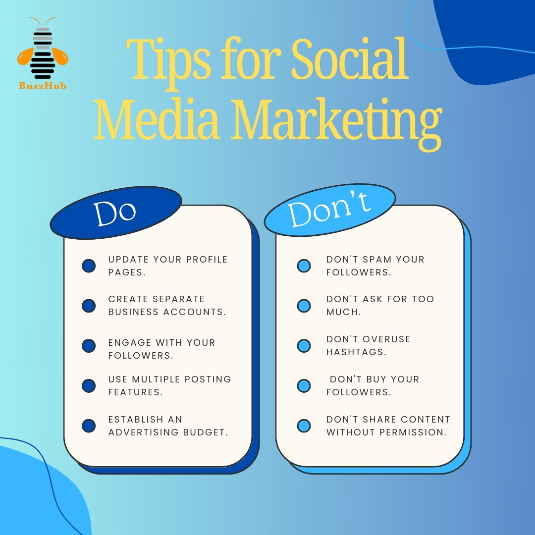 buzzhubin's tweet photo. Master the art of social media marketing with these practical Dos and Don'ts! Build connections, grow your audience, and avoid common mistakes to make your brand shine.

#BuzzHub #MarketingMadeSimple #SocialMediaSuccess #DigitalMarketing #ContentCreation #OnlineGrowth https://t.co/cRNCYqDppk