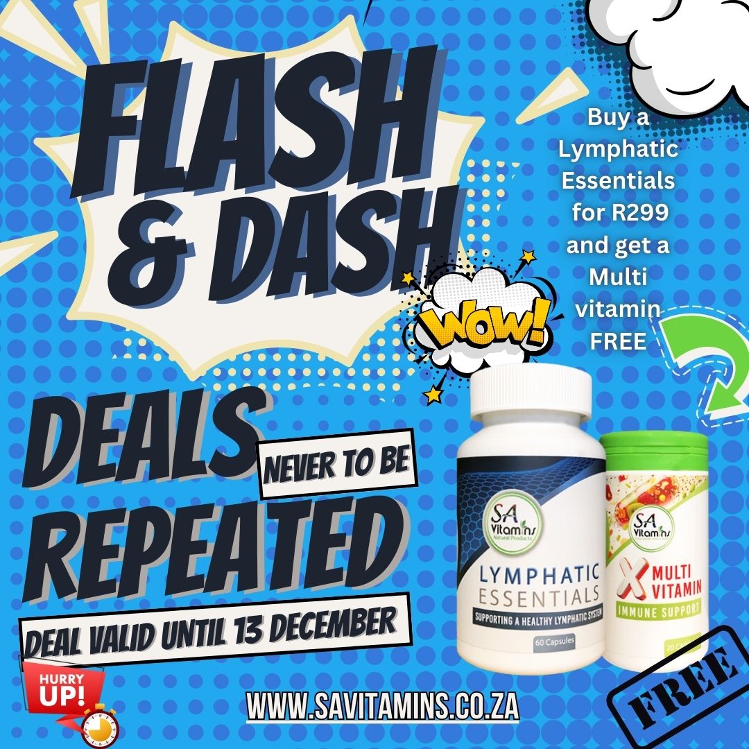 SA_Vitamins's tweet image. ✨ Flash n’ Dash Weekly Deal Alert! ✨

🛒 Shop now and save big! 👉 savitamins.co.za/products/buy-a…

#LymphaticSupport 💪 #MultivitaminMagic 🌿 #FlashDeal 💸 #HealthEssentials #WeeklySpecial #SAWellness