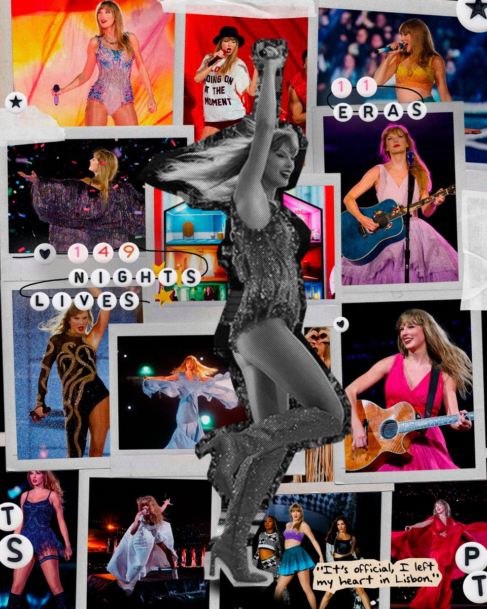 pttswift's tweet photo. A ‘The Eras Tour’, a maior digressão da história, está oficialmente concluída! ✨️💗

17 de março 2023 - 08 de dezembro 2024
#ThankYouTaylor https://t.co/5zaD65VazU
