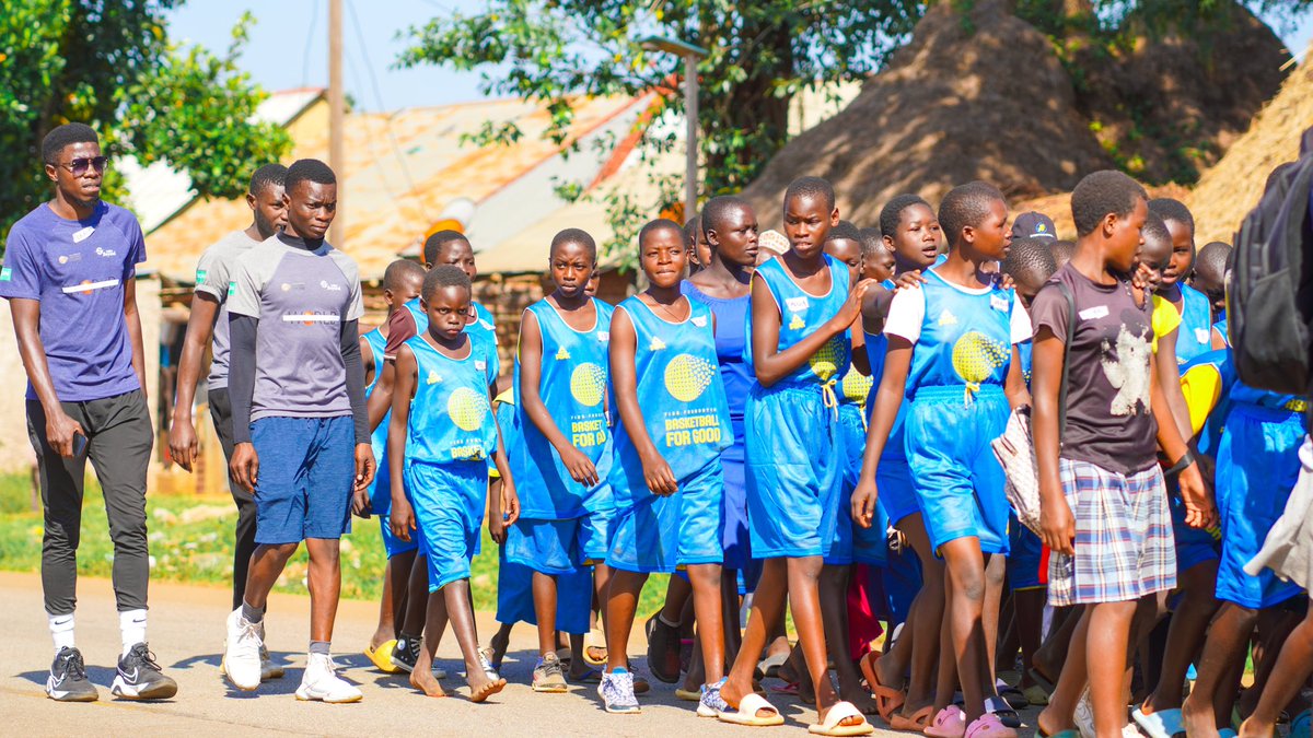 FubaYouthMini's tweet photo. The day is moving with a bang—literally! 🎺🏀 The marching band is leading the way as we celebrate hoops, unity, and purpose. Let the festivities begin! 🌍✨ #WorldBasketballDay #HoopsForGood" https://t.co/QoL4aI8zsu