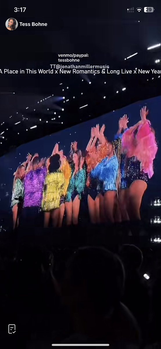 dizongd's tweet photo. It was rare, I was there (in a grainy live thru @tessdear)
What do we do now it’s over? 🥹#VancouverTSTheErasTour #TSTheErasTour https://t.co/eKQyMAvlmf