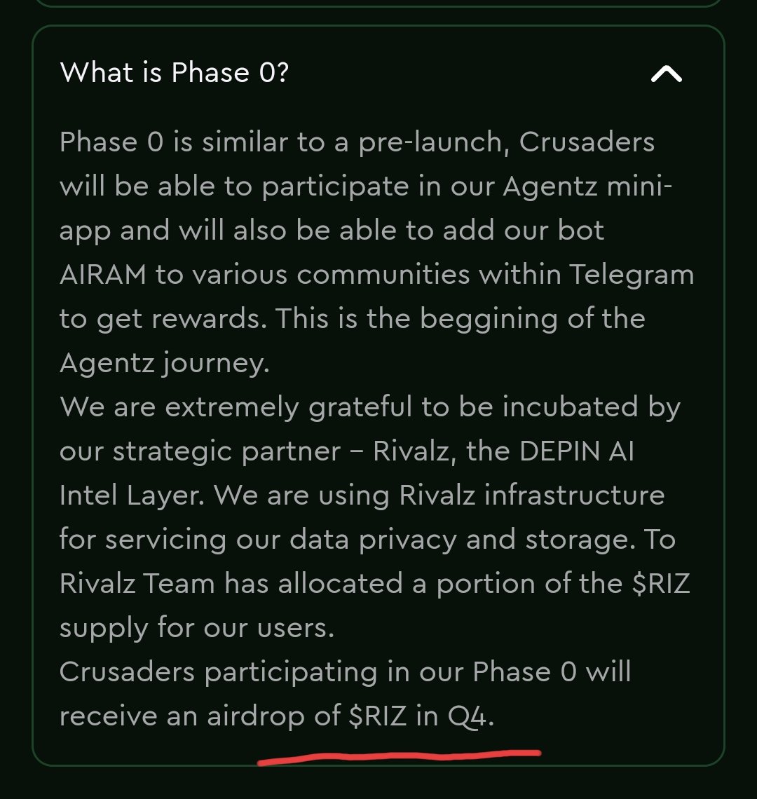deeps_1706's tweet photo. If you haven't joined Agentz TG farming then join now as it'll give $RIZ drops for @Rivalz_AI DePIN Node
https://t.co/wCi2nOXH44
#Rivalz #DePINAlliance #DePINAlliance #testnet #zNode #Crypto #AirdropCrypto https://t.co/IQLjeUMoVE