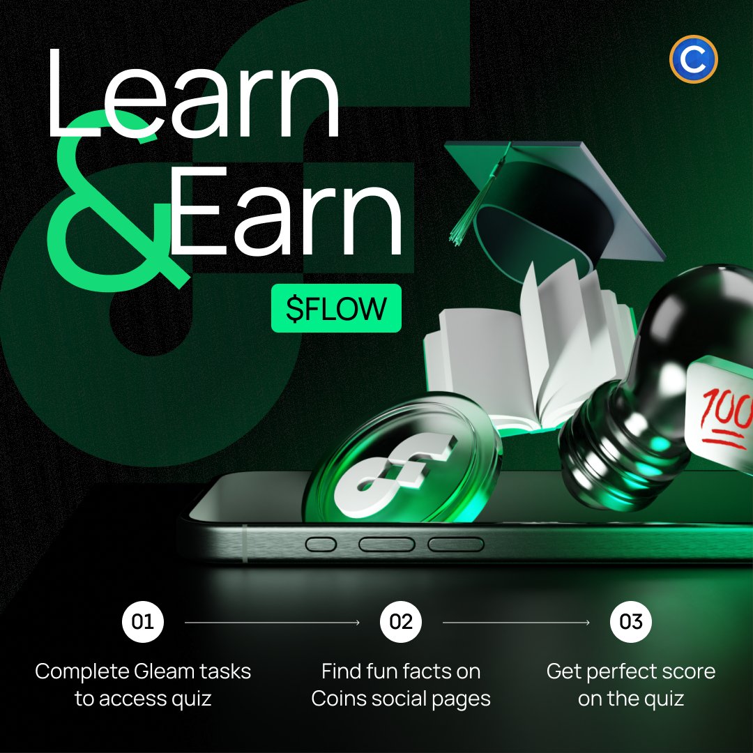 Learn AND earn? Yes, please! 💥 600 $FLOW (PHP 40K+) in rewards!

60 winners = 10 FLOW (PHP 600+) each!

1️⃣ Complete Gleam tasks: bit.ly/FLOW-Gleam
2️⃣ Check out Fun Facts on Coins Socials tomorrow
3️⃣ Ace the quiz on Dec 12

Full details: bit.ly/FLOW-LearnAndE… 

Time to