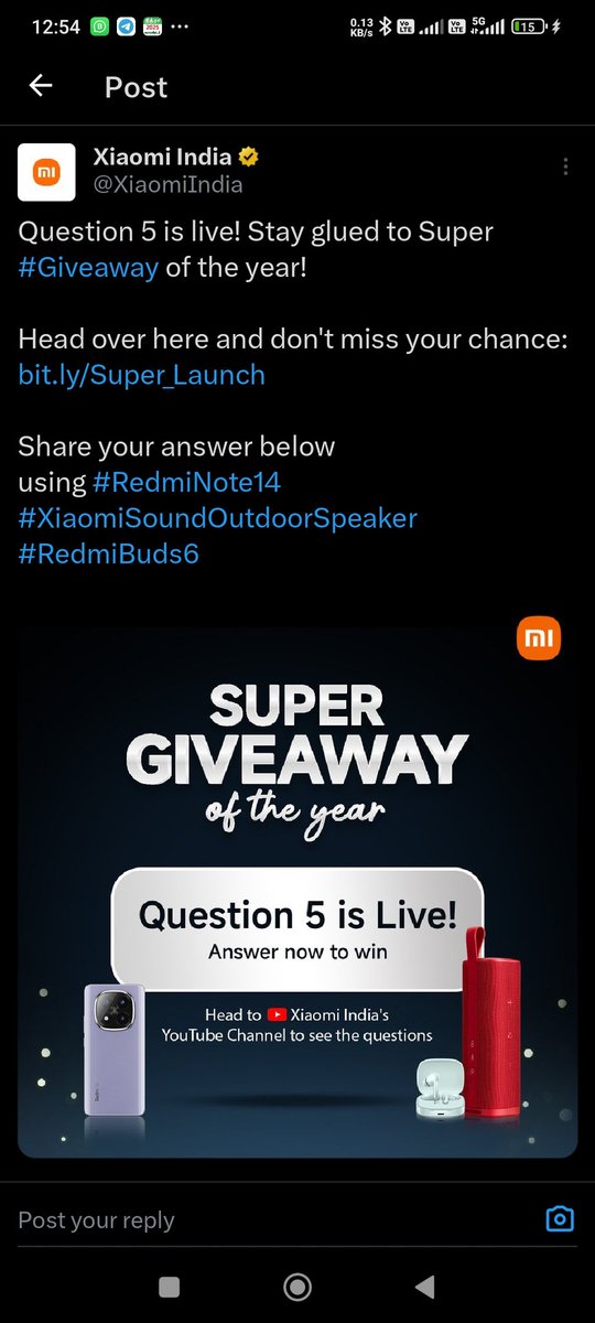 MI_aravind's tweet photo. @XiaomiIndia https://t.co/BD2LFeY97Q