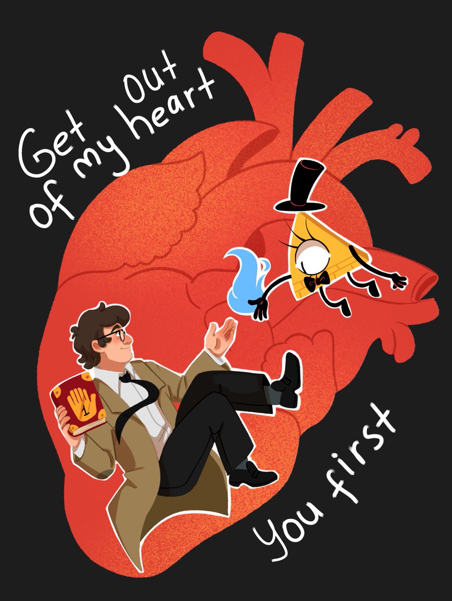 “get out of my heart”

#GravityFalls #billford