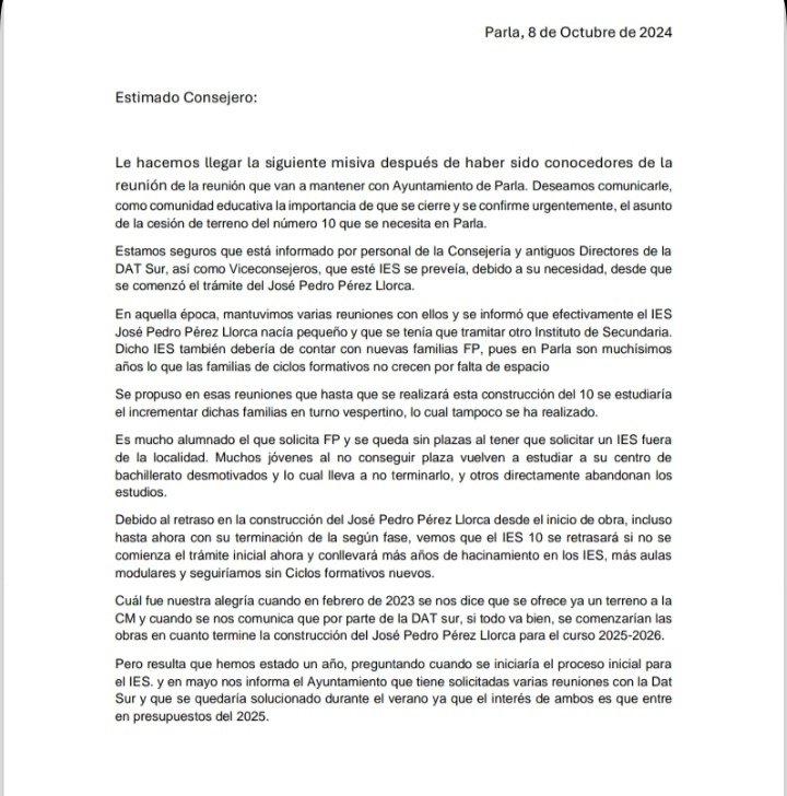 UNION AMPAS De PARLA tweet media
