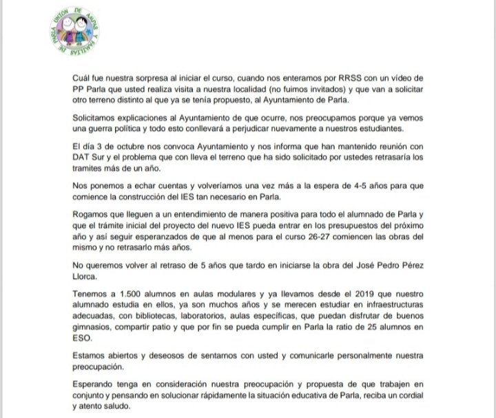 UNION AMPAS De PARLA tweet media