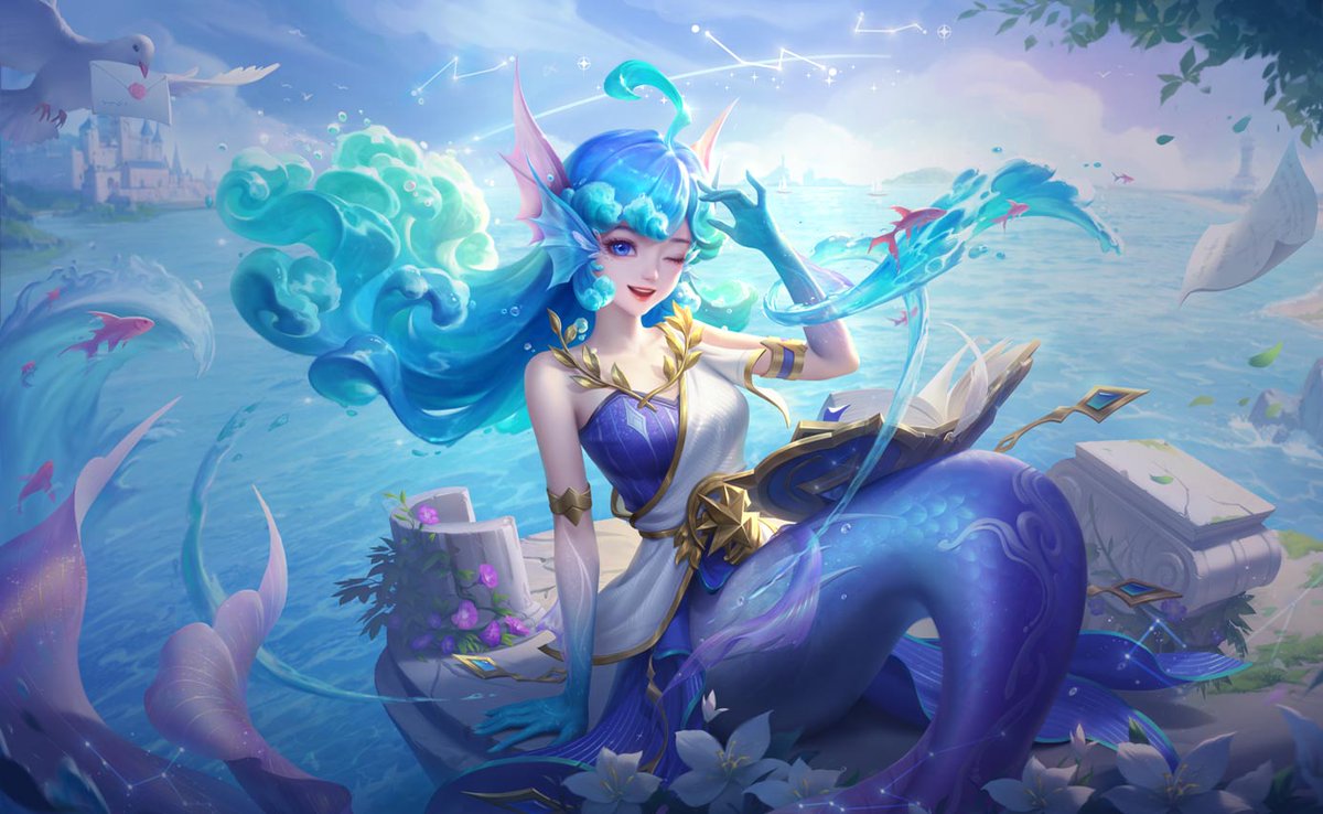 New Skin's Splash Art: Airi, Dolia, Azzen'Ka #nox #aov #rov