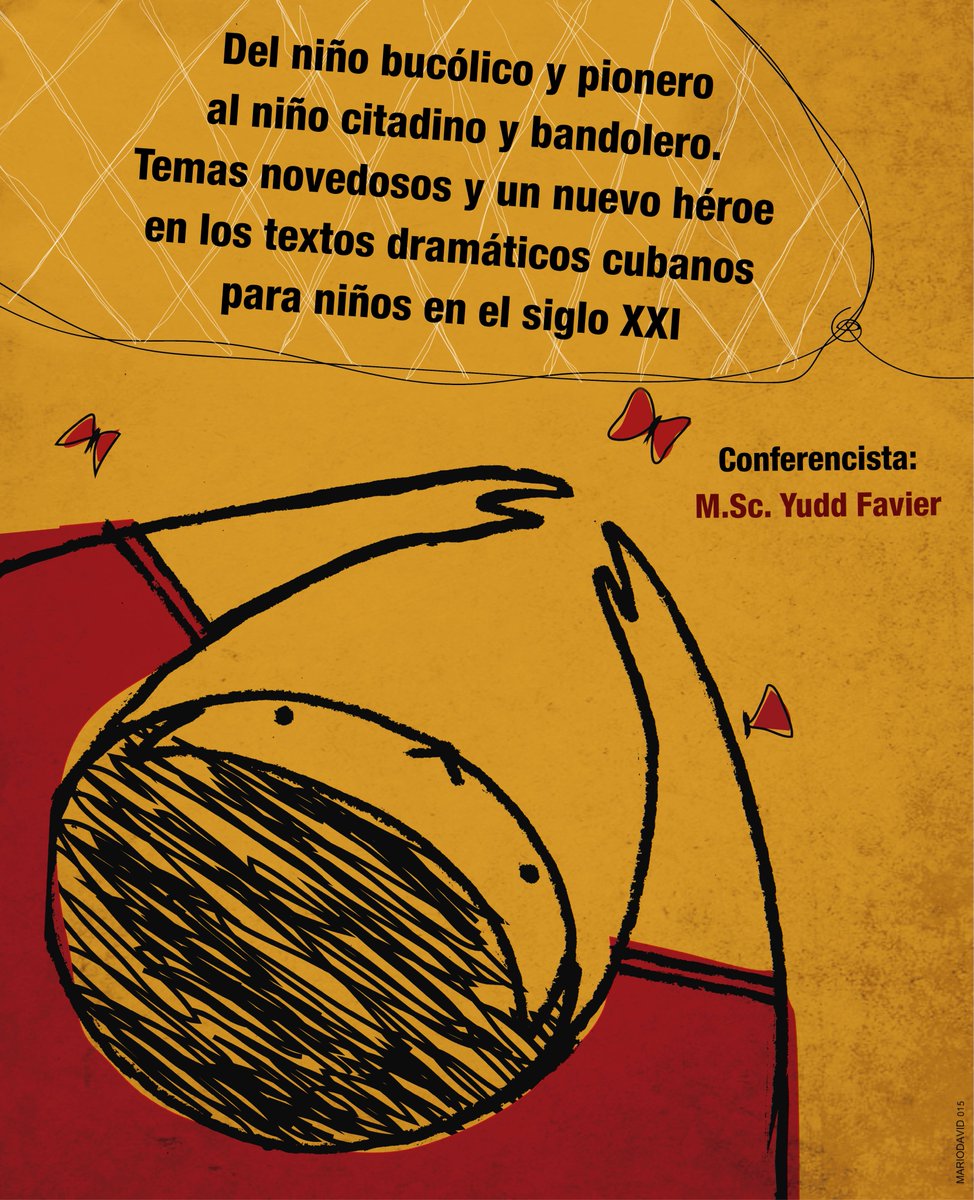Del niño bucólico y pionero al niño citadino y bandolero. Teatro para niños en Cuba en el s.XXI. Conferencia de Yudd Favier hoy a las 16:00 (GMT+1) 10:00 (GMT-5)
youtube.com/live/lQ9JZ-HcM…