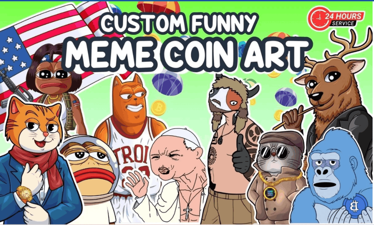 Papilow8's tweet photo. Am Designer i create Custom Crypto Meme Coin Art
#memeart #cryptomeme #cryptoart #meme #funnyart #designart https://t.co/ZeYM4fTtpq