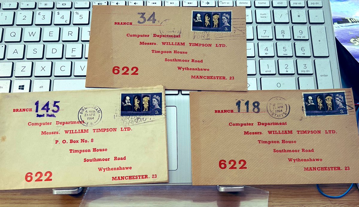 TimpsonArchive's tweet photo. It’s amazing what you find on the T’interweb, these are from April 23rd 1964 and were stamped three days after I was born! #TimpsonArchive @JamesTCobbler https://t.co/auLcEShTvw