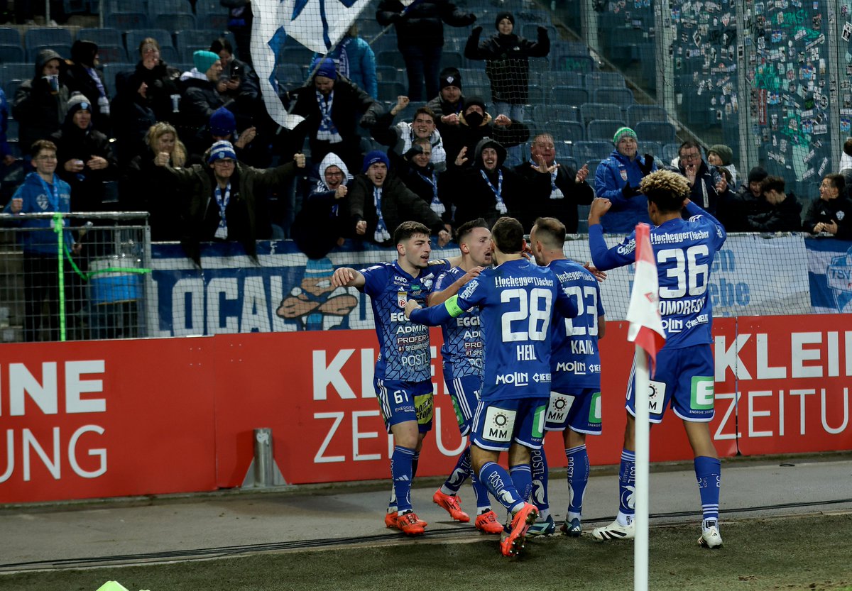 tsv_hartberg's tweet photo. Mit einem souveränen 3:0-Erfolg in Graz verabschiedete sich unsere Mannschaft am gestrigen Sonntag in den wohlverdienten Winterurlaub. 💙
Unser Spielbericht mit Stimmen und Bilder: https://t.co/SngpzVZZ0S
#gakhtb #admiralbl #forzatsv #nevergiveup https://t.co/NHs87jHc73