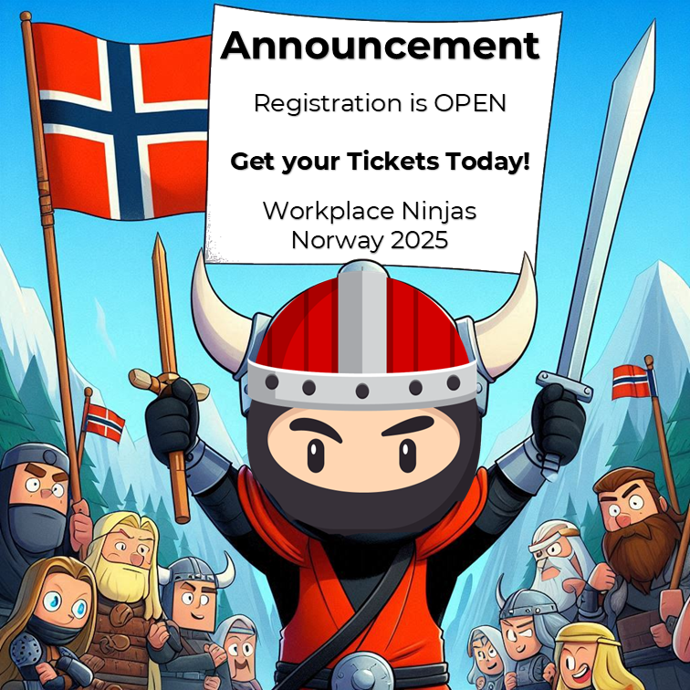 WPNinjasNO's tweet photo. Did you hear? We have just opened up for registration for #WPNinjasNO Workplace Ninjas Norway in Oslo, June 11th 2025.
Get your tickets today at https://t.co/PzDFlRQPZj
#MSIntune #MSEntraID #Security #Identity #MSDefender #MSDefenderXDR #Copilot https://t.co/t6Px00FLZl