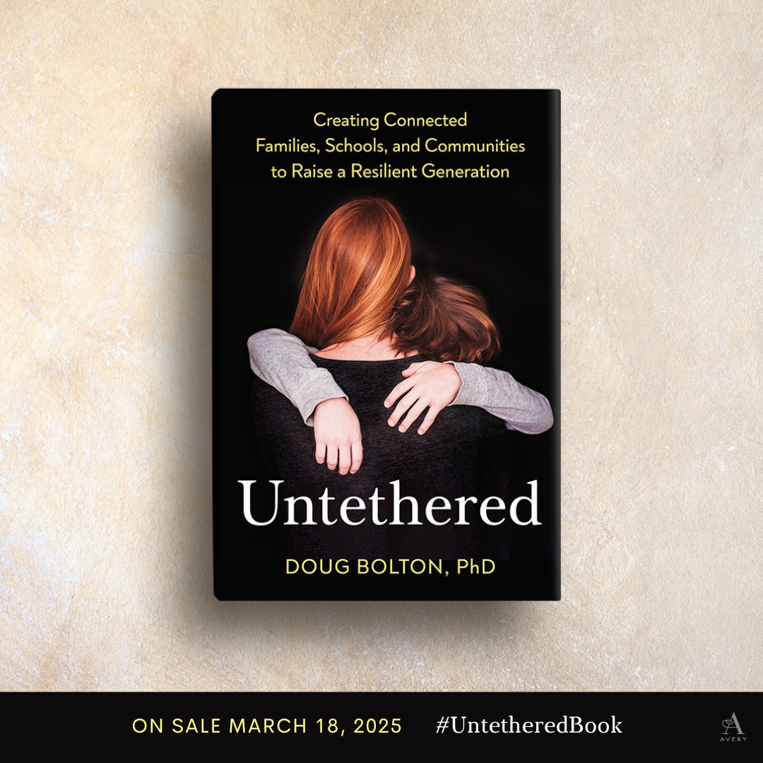 I am thrilled to announce that my first book, Untethered: Creating Connected Families, Schools, and Communities to Raise a Resilient Generation, is coming this March! If you are interested in preordering, here is a link:  penguinrandomhouse.com/books/735689/u…