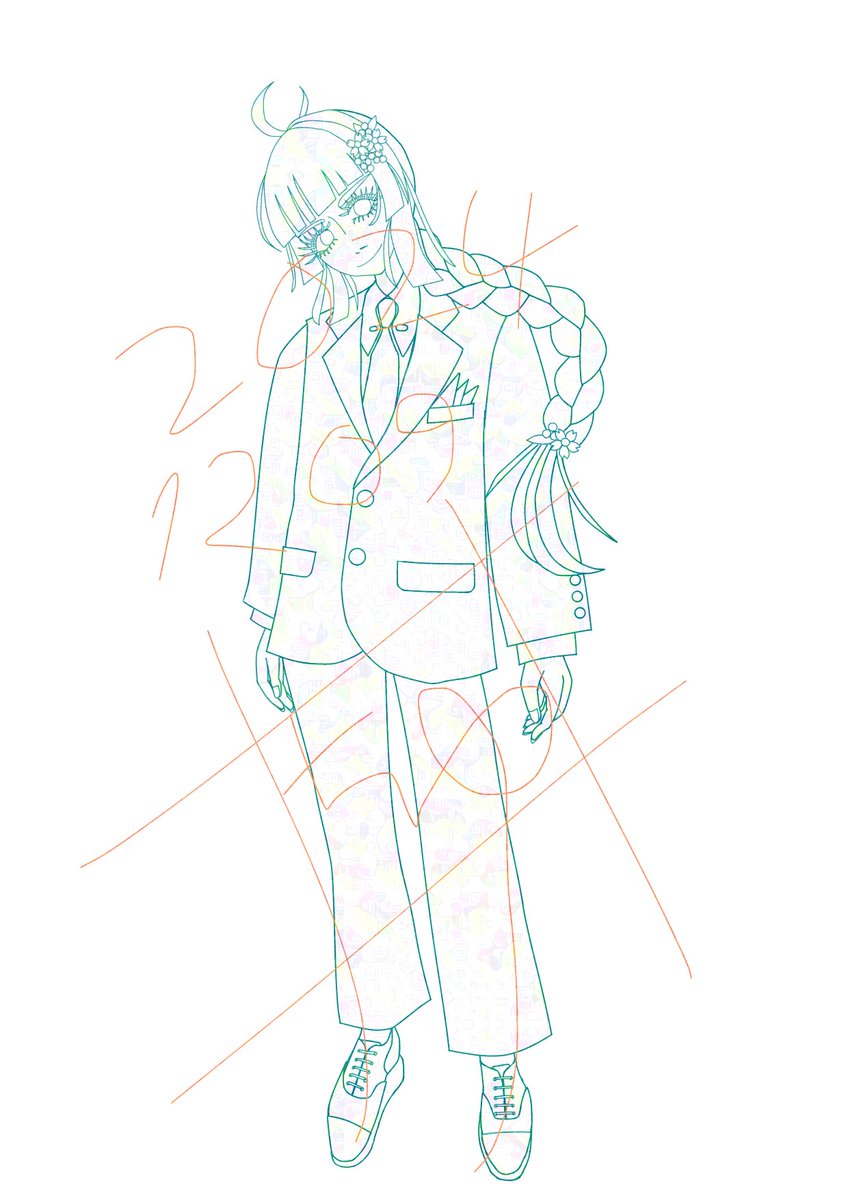ガチで1年ぶりに絵を描いている